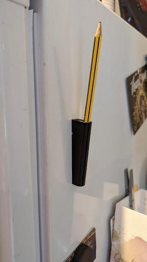 Simple Fridge Pencil Holder