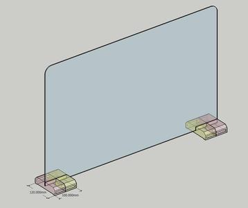 *covidAcrylicWall-E