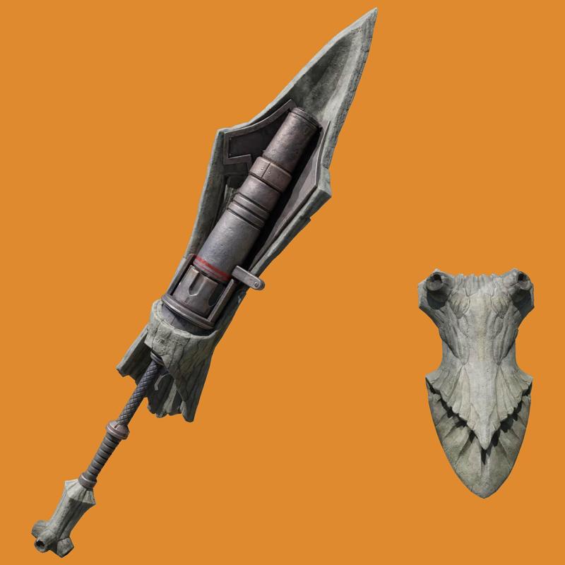 White Gunlance - Monster Hunter