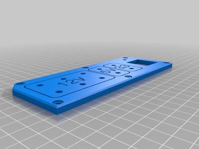 Front panel for ATX lab power