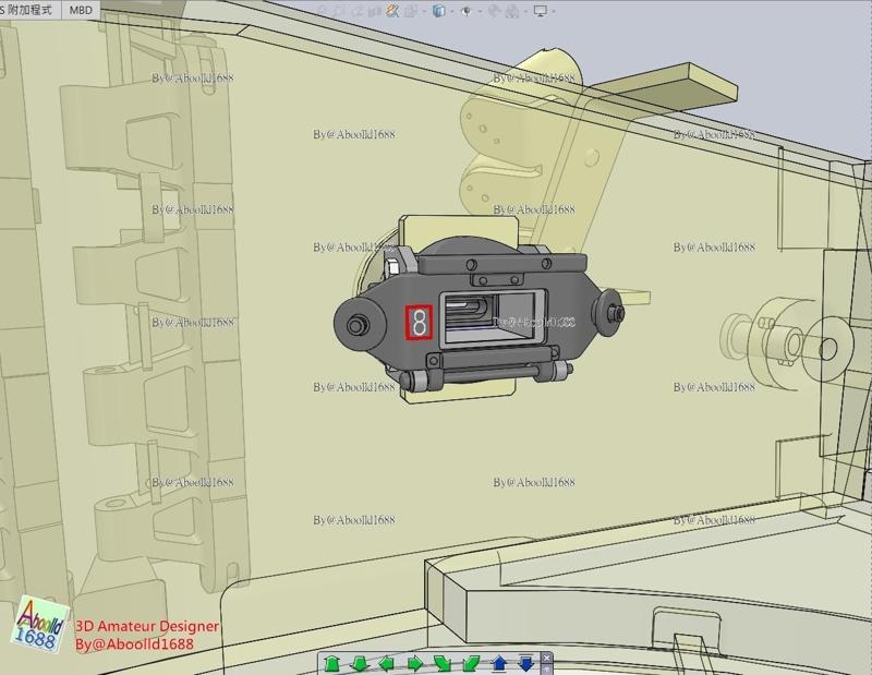Tiger tank turret side observation windows.(STL-35-16)