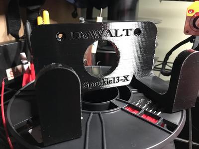 Dewalt 18v XR Drill Wall Mount (from Thingiverse)