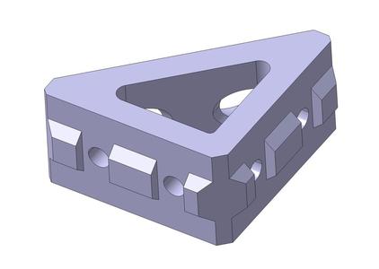 90 DEG BRACKET FOR 2020 PROFILE - M4 SCREWS