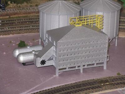 HO Scale Grain Dryer