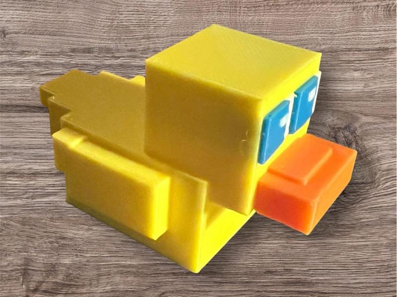 pixel rubber duck