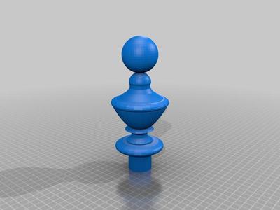 Bed post cap / topper