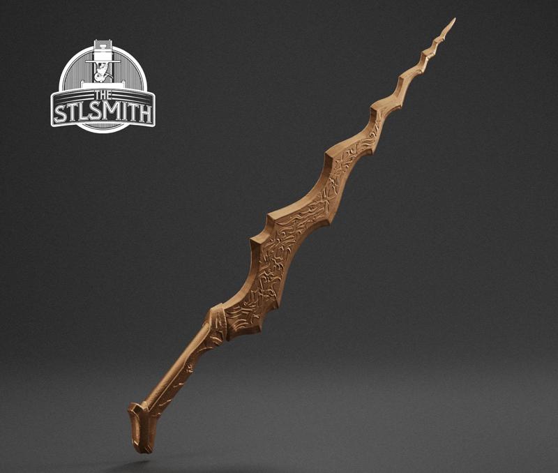 Kris Blade Demon's Souls  Life Size Prop STL
