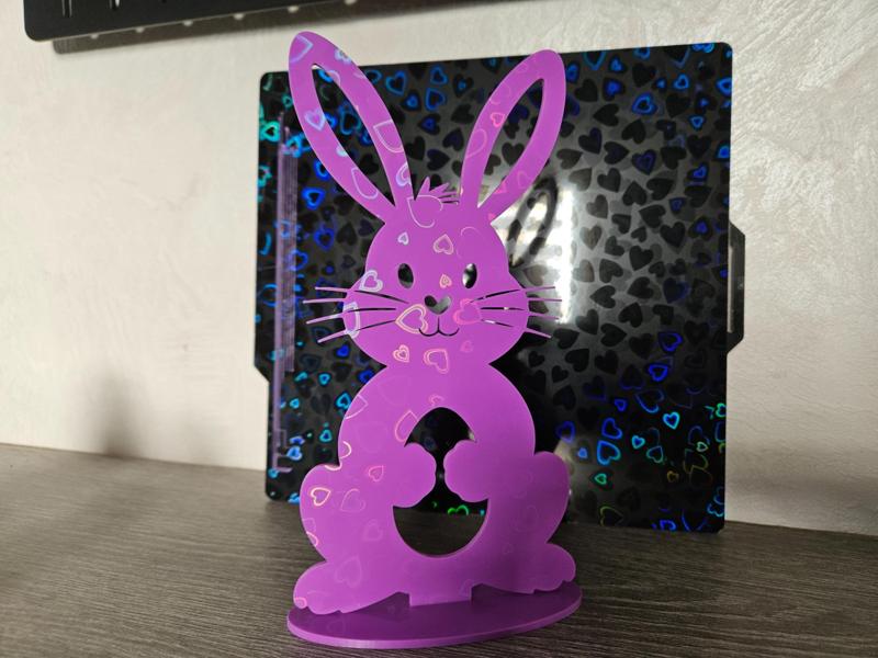 Easter Bunny Figurine with Egg 115x220mm