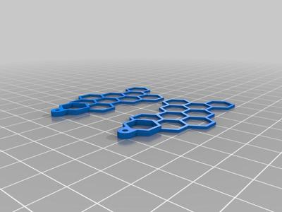 3D Printed HEXA Earrings
