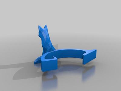 curtain holder with fox