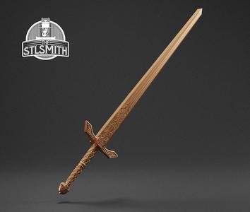 Banished Knight's Greatsword Elden Ring Life Size Prop STL
