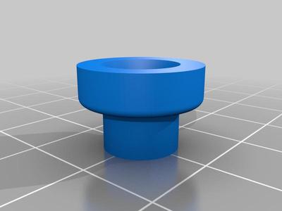 Climbing hold bolt on to screw on adapter