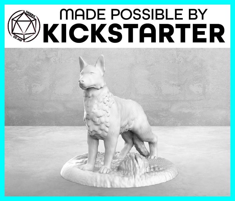 Dog - Casual Pose - Tabletop Miniature