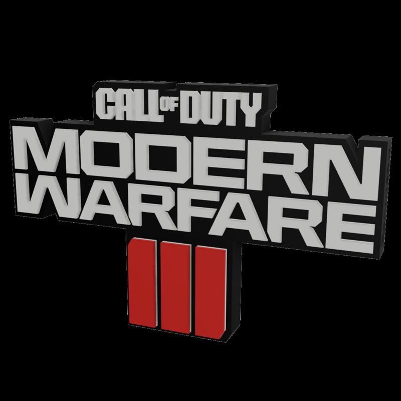 3D MULTICOLOR LOGO/SIGN - Call of Duty: Modern Warfare III (Reboot)