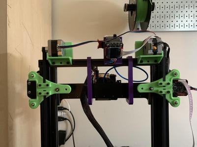 3dfused belt driven ender 3 X axis plate