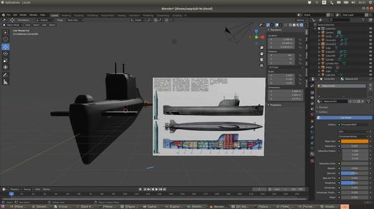 Submarine Model Hotel class USSR