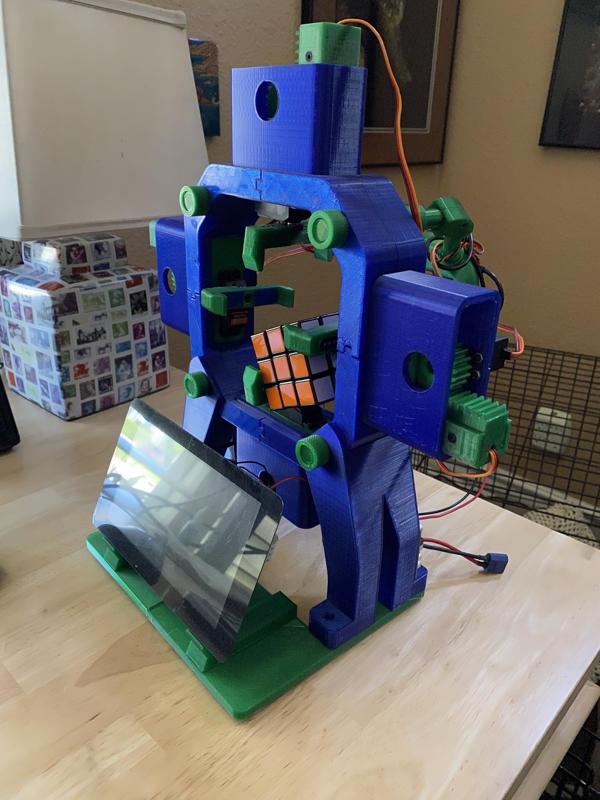 Rubik's Cube Solving Robot Platform