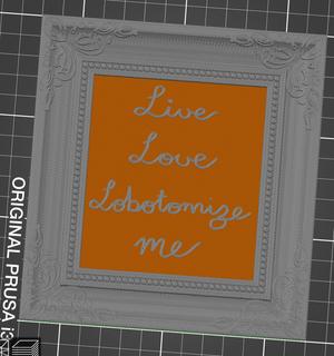 Live Love Lobotomise me
