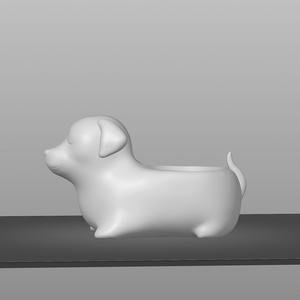 Flowerpot / Flowerpot - Dachshund Inspired Design / Model Dachshund Dog