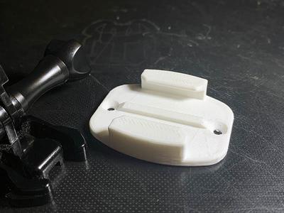 GoPro Flat Mount Adjusted