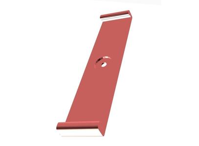 EU invisible registration plate holder