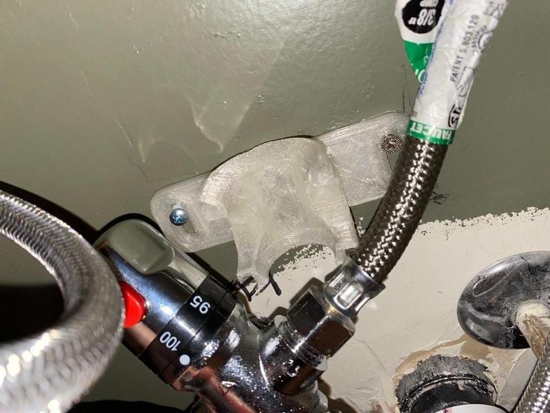 Three-way Thermostatic Mixing Valve Wall Mount