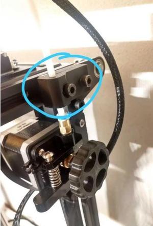 Creality Ender 5 bowden tube holder