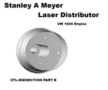 Stanley Meyer Laser VW 1600 Buggy Distributor  STL-MIDSECTION PART B