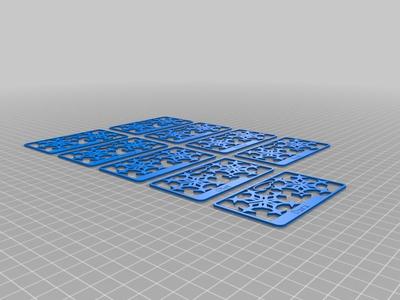 Snowflake Kit Card - Named