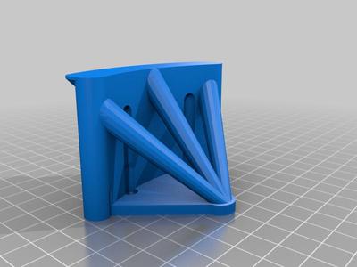 Headphone holder with truss