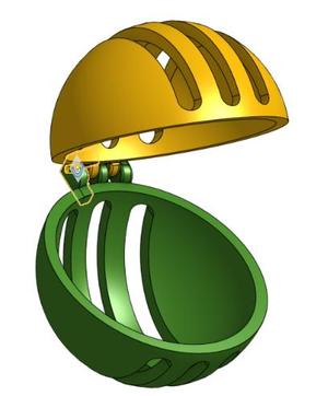 Triple Track Golf Marker