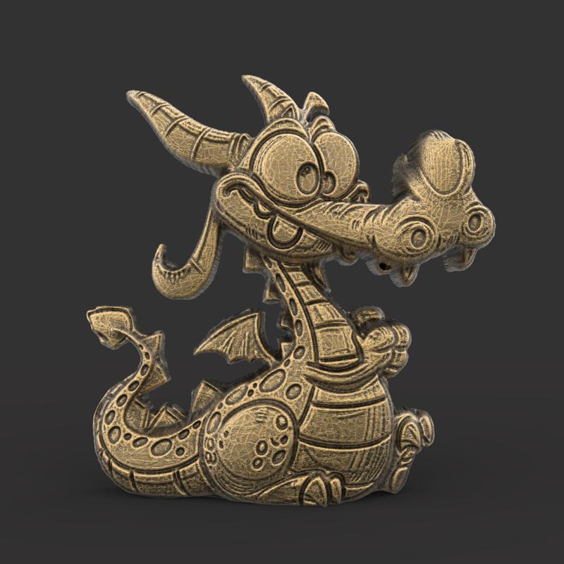 cute dragon keychain