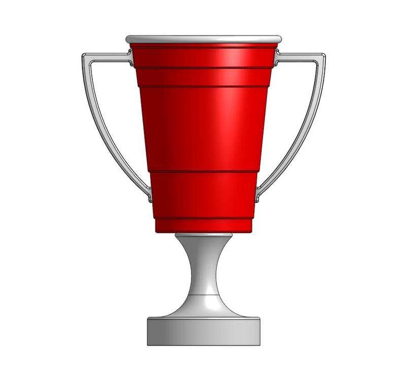 Beer Pong Trophy