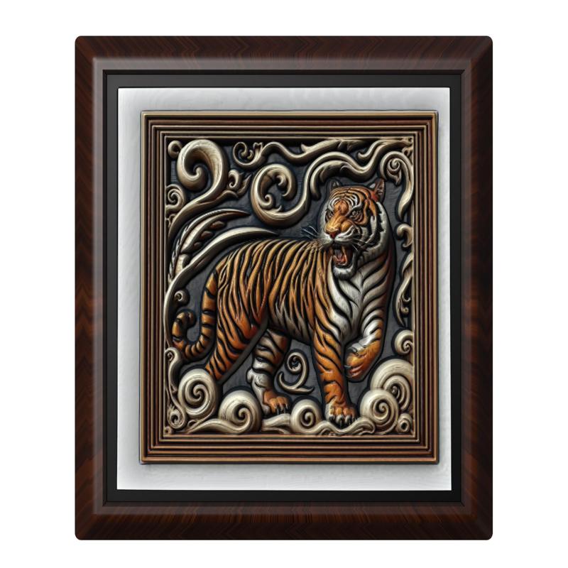 Tiger animal wall art relief wall decor