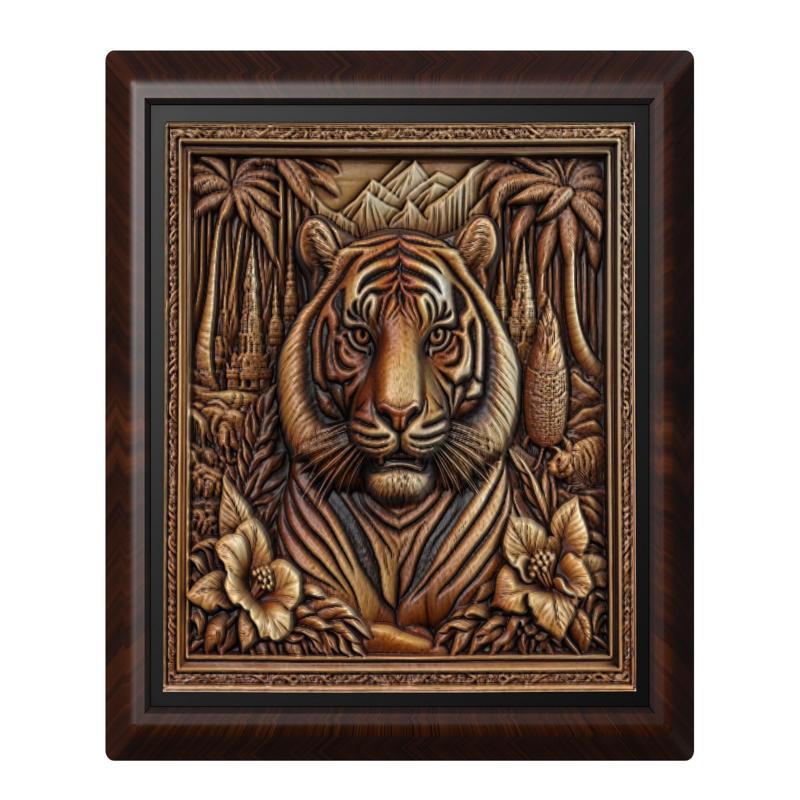 Tiger animal wall art relief wall decor