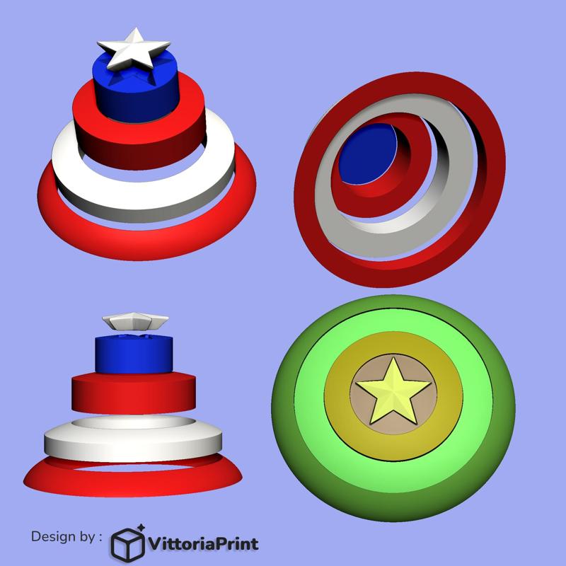 Captain America Funko - Captain Dog (MULTIPARTS)