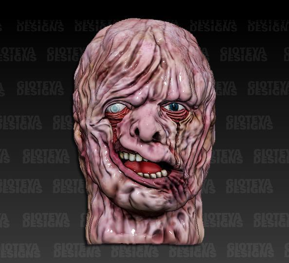 The Burning Cropsy 1981 Action Figure Head