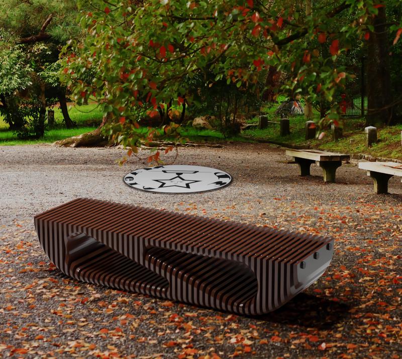 Minimalist Wooden Bench / Minimalist Wooden Bench