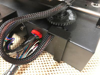 Cable bracket for larger knobs