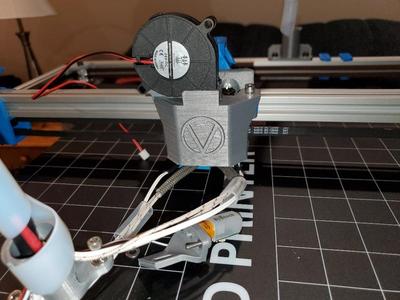 V-King Core XY E3D V6 Dual Extruder Fan & Probe Mount