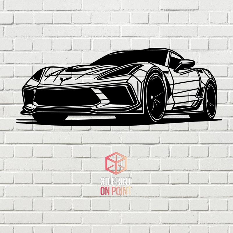 CORVETTE C7R - 2D WALL ART #1