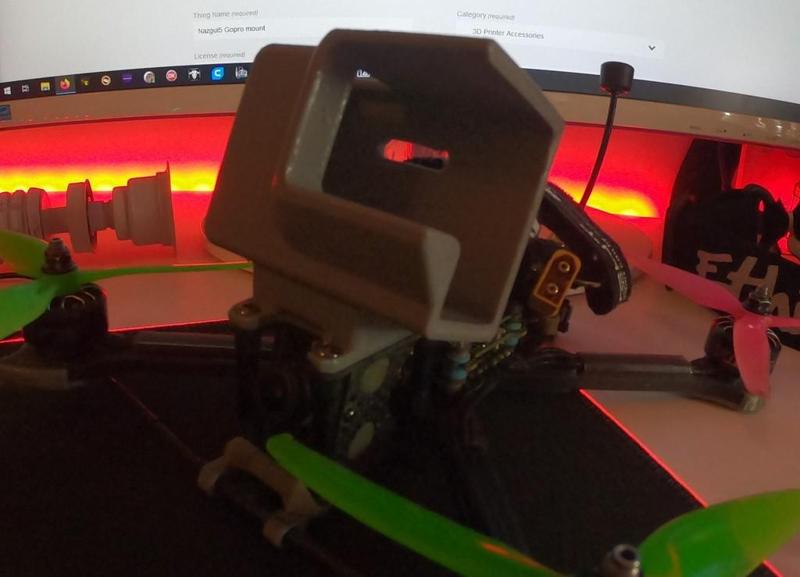Nazgul5 Gopro mount