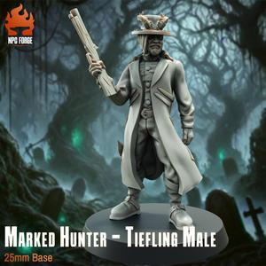 Marked Hunter - Tiefling Male - Presupported