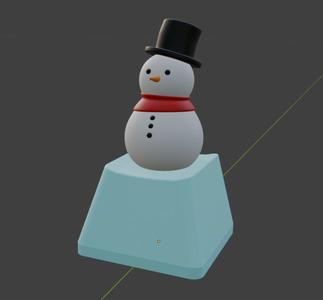 Snowman Keycap⛄