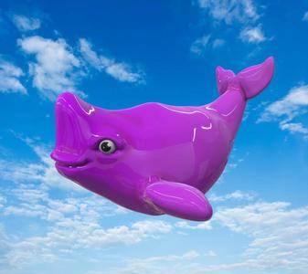 Kawaii Stylized Whale