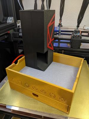 Magnetic Dice Box, Tray, and Tower