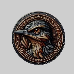 Road Runner Cartoon Medallion for CNC Router Laser & 3D Printer