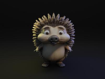 Porcupine Cartoon Animal