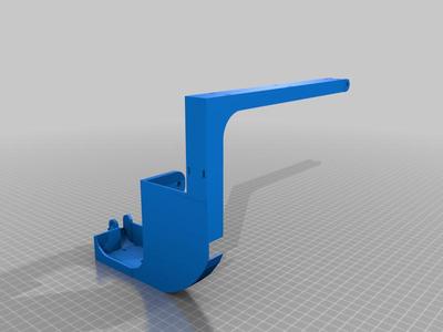 stevenfayers Creality CR-10 combo XZ cable chain bracket with Pi camera arm cutout