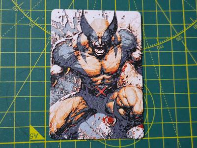 MTG Commander Deck Box inlay Wolverine Hueforge